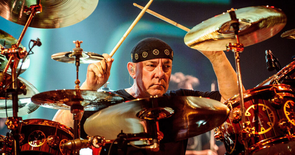 Neil Peart's drum kit and gear